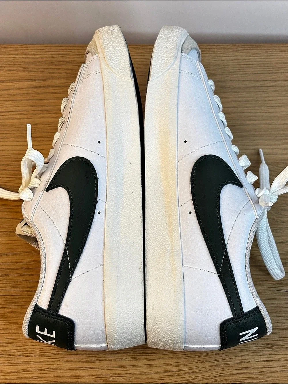Nike Blazer Low '77 Vintage Big Kids' Sneakers White & Dark Green US 6.5Y